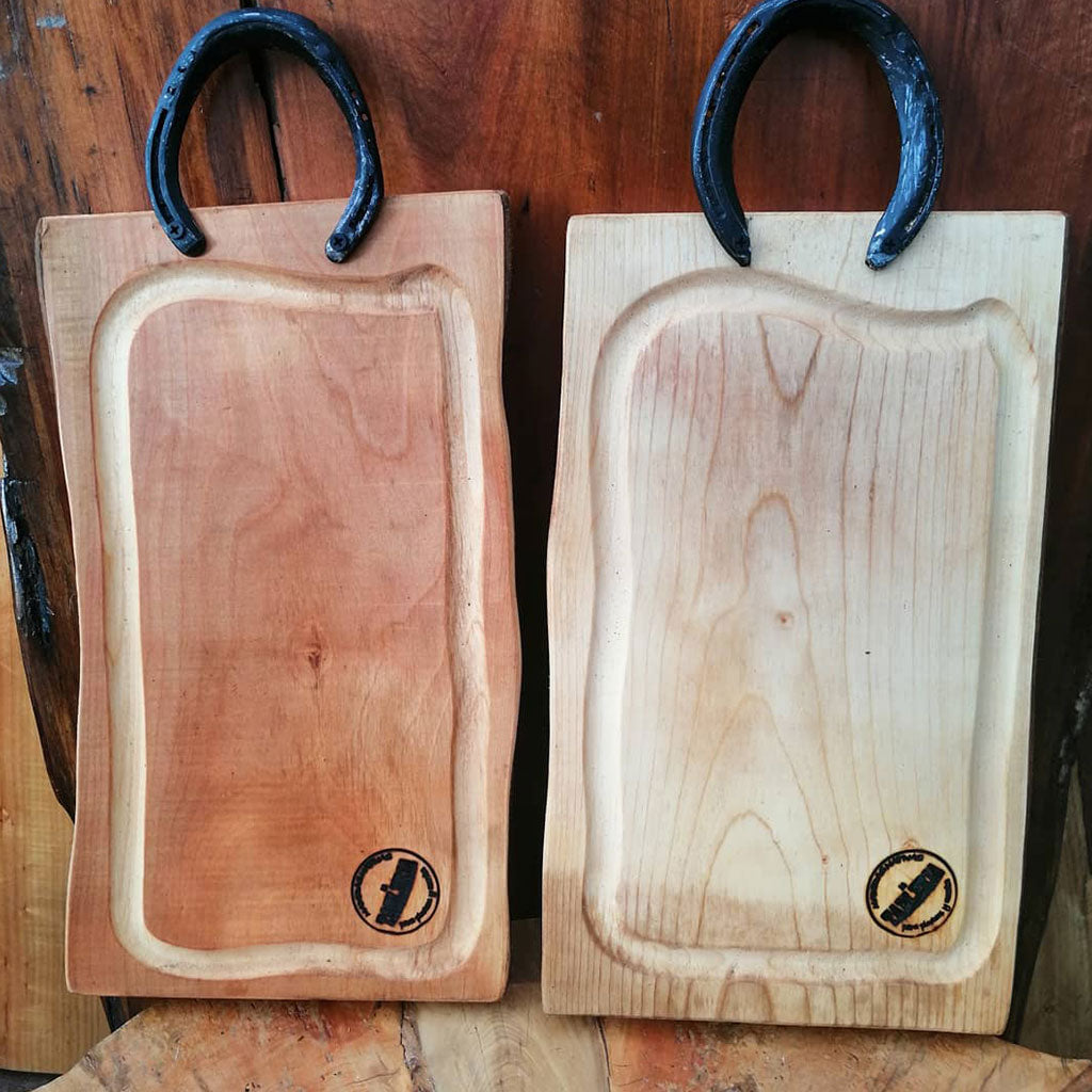 Tabla herradura madera nativa 50 cms