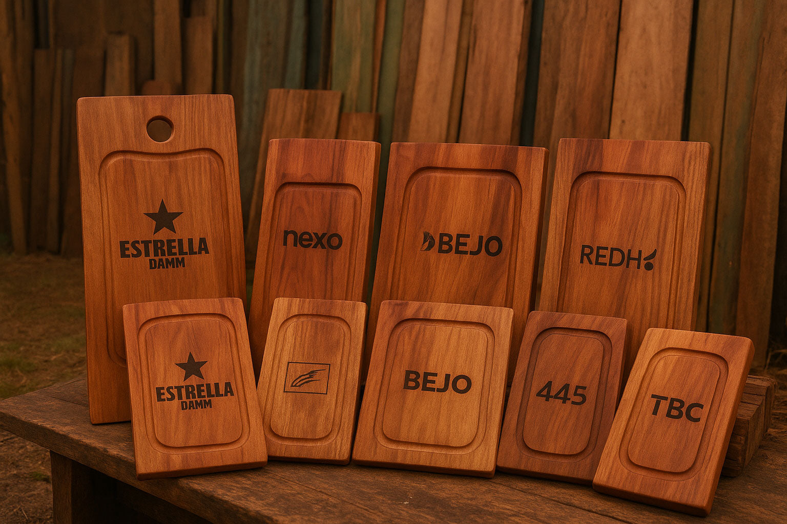 Tablas de asado y picoteo al por mayor personalizadas